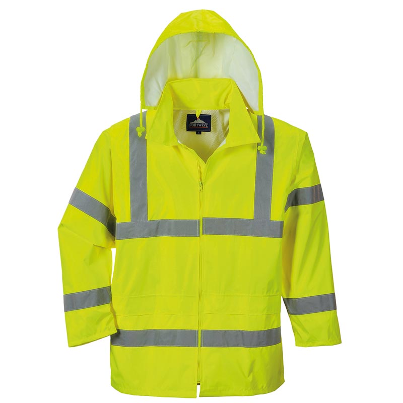 Hi-vis rain jacket (H440) - Yellow S